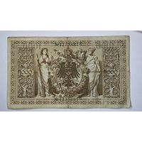 1910 год 1000 марок Германия