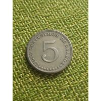 Панама 5 сентесимо 1968 г