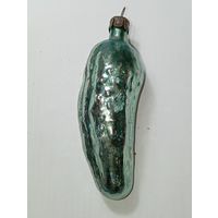 Ёлочная игрушка -  Огурец , СССР. ,