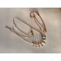 Бусы заколка.Ретро