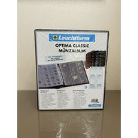 Альбом для монет Leuchtturm Optima Classic с листами в футляре (Германия)