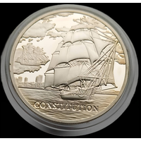 Конститьюшн (Constitution). Парусные корабли, 20 рублей 2010