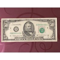 50 долларов США 1988 года, (B) New York
