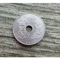 Werty71 Дания 25 эре 1986