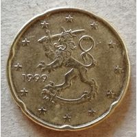 Финляндия 20 евроцентов 1999 год, KM# 102