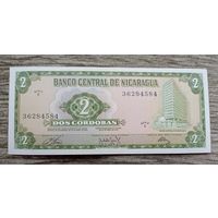 Werty71 Никарагуа 2 кордоба 1972 UNC банкнота