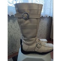 Сапоги женские, р-р 39, натур.кожа