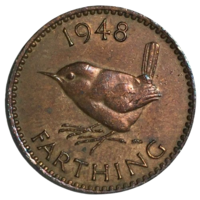 Великобритания 1 фартинг, 1948