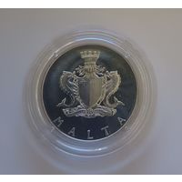 1 лира, 1972г. 987пр.,Мальтийская лира.Мануэль Димех.Тираж 55.000 т.