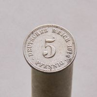 Германия 5 пфеннигов 1912 A
