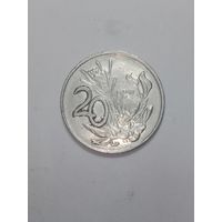 ЮАР 20 центов 1981 года . Suid - Africa