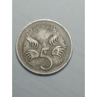 Австралия 5 центов 1968 года .