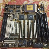 Ретро материнская плата Lucky Star 5v-1A ver.2.0 с процессором