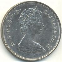 Великобритания. 25 пенсов 1981 г. Свадьба принца Чарльза и леди Дианы.