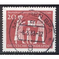 ГЕРМАНИЯ, ФРГ - 1963 [Mi. 389]  Гашеная (DE03)