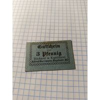 Германия 3 пфенинга