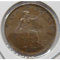 Великобритания 1 фартинг 1927 г