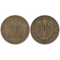 25 франков 1957 Того