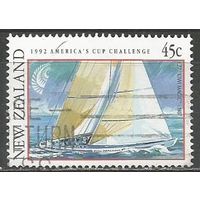 Новая Зеландия. Парусная регата. 1987г. Mi#986.