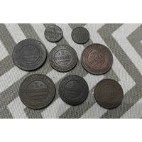 Лот монет Николая 2