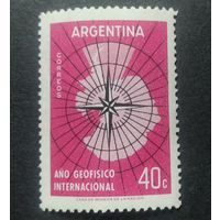 АРГЕНТИНА\164с\1958  MNH Геофизический год. Антарктида
