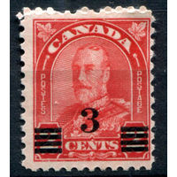 Британские колонии - Канада - 1932г. - король Георг V - 1 марка - полная серия, MNH с отпечатком и пузырьками на клее [Mi 158]. #3-WB-90-A-2