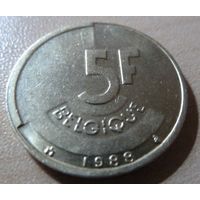 5 франков 1988 BELGIQUE