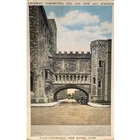 Открытка США Йельский университет YALE university