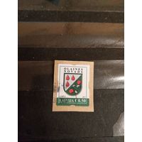 2017 Латвия самоклейка герб (2-12)