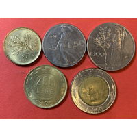Италия 5 монет