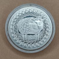 Монета 1 рубль 2009 год "Овен" Знаки зодиака. С рубля.