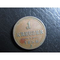 Австрия 1 крейцер, 1851. С 20 копеек. Распродажа коллекции. Смотрите другие лоты.