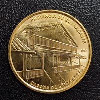 Коста-Рика 25 колонов 2023 (2025) г. Провинция Гуанакасте здание Касона де Санта Роза