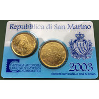 Сан-Марино 20, 50 евроцентов 2003