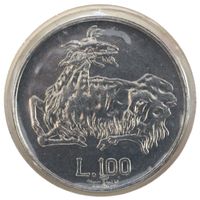 Сан-Марино 100 лир 1974 год