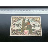 Германия-нотгельд   50 ПФЕННИГОВ 1921 Neuruppin (Бранденбург)