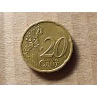 Германия 20 евроцентов, 2002"G". (Н.Я)