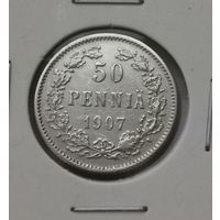 43. 50 пенни 1907 г. С рубля