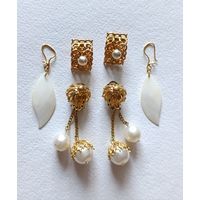 Бижутерия 80, клипсы, серьги