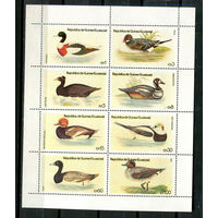 Экваториальная Гвинея - 1978 - Птицы - сцепка - 8 марок. MNH.  (Лот 56JC)-TG3P60