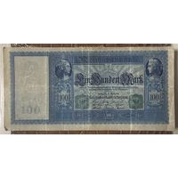 Банкнота 100 марок 1910 год. Германская империя.