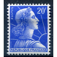 Франция - 1957г. - Марианна. Стандартный выпуск - 1 марка - полная серия, MH [Mi 1143]. #2-Fr-47-A-2