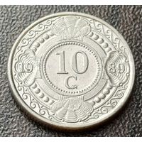 Нидерландские Антильские острова 10 центов, 1989   ( 1-8-1 )