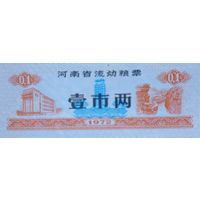 Werty71 Китай Продуктовый купон 0,1 Единиц 1972 Цзилинь провинция UNC банкнота