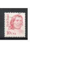 США-1987, (Мих.1940), гаш., Стандарт, Личности, Индейцы (одиночка),