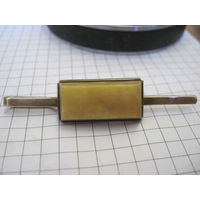 Зажим для галстука с янтарем с рубля!