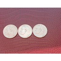 5 злотых Пилсудский 1934,35,36г.Отличные.