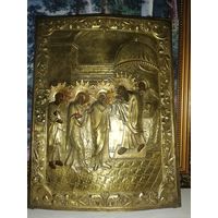 Старинная икона. Редкий сюжет