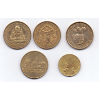 Памятные жетоны Франция 2010-1014 гг.