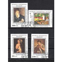Живопись Мадагаскар 1989 год 4 марки